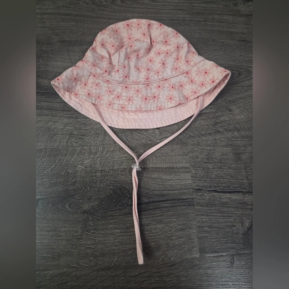 LC Lauren Conrad 100% Cotton Floral Bucket Sun Hat - Youth